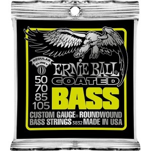 ERNIE BALL EB 3832 seria COATED BASS - Zestaw 4 strun do gitary basowej