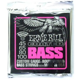 ERNIE BALL EB 3834 seria COATED BASS - Zestaw 4 strun do gitary basowej
