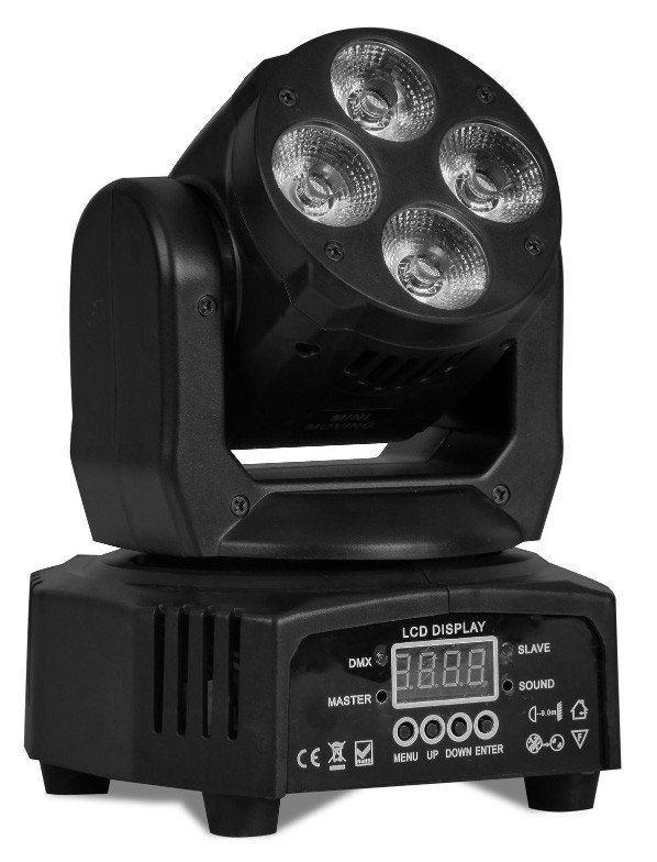 Fractal Lights MINI WASH 4 x 10 W RGBW - głowa ruchoma Fractal MINI WASH 4 x 10 W RGBW - głowa ruchoma