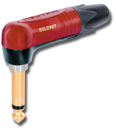 Audiophony NP2RX-SILENT - Wtyk kątowy jack mono Neutrik NP2RX-SILENT - Wtyk kątowy jack mono