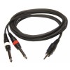 HILEC CL-31/1,5 - kabel stereo mjack - 2xjack (1,5m)