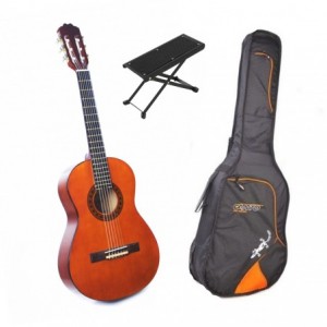 Alvera ACG100 3/4 gitara klasyczna + Podnóżek + Pokrowiec