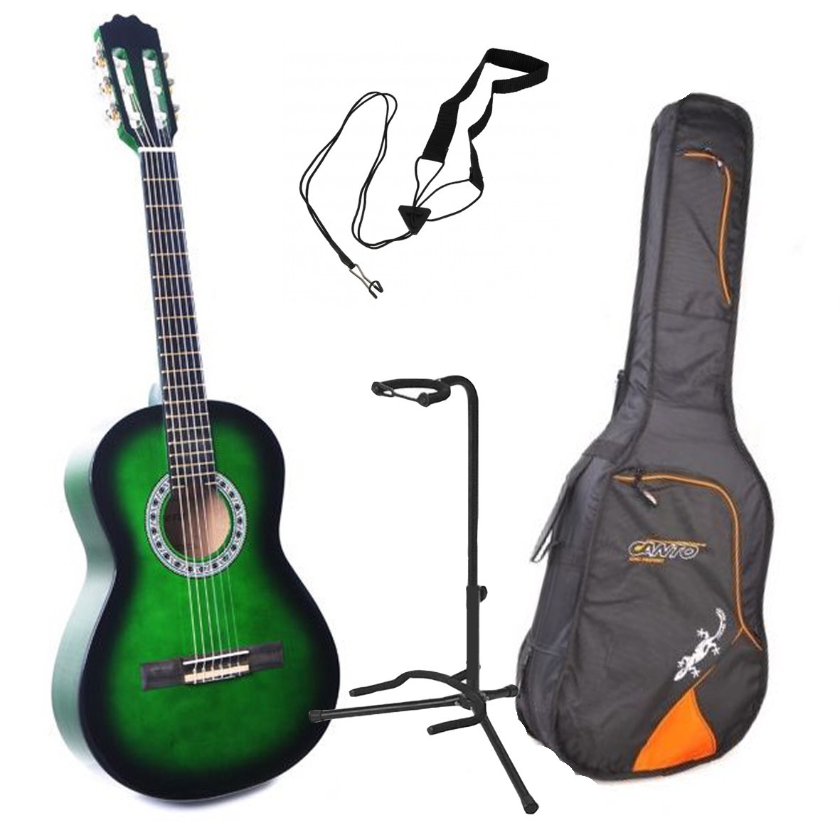 Alvera ACG100 3/4 gitara klasyczna + Pokrowiec + Statyw + Pasek