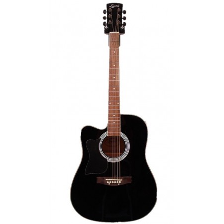 Ever Play AP-400CEQ BK LH - gitara elektro-akustyczna dla leworęcznych
