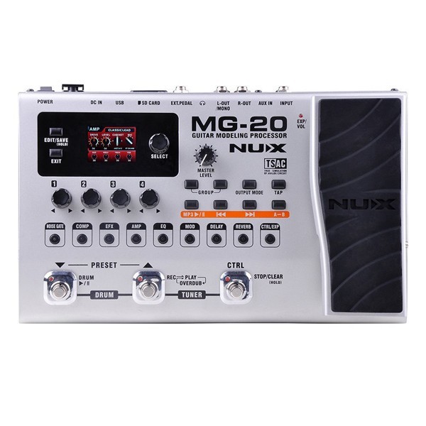 NUX MG-20 - multiefekt gitarowy