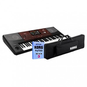 KORG PA700 + KORG SC + Pakiet Styli MEGA PACK3 - profesjonalny aranżer + pokrowiec + style