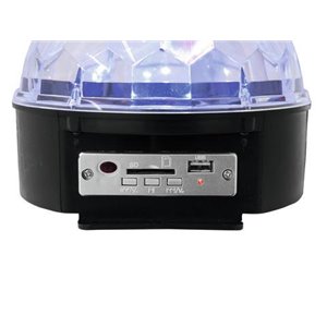 Eurolite  LED BC-8 Beam effect MP3 - efekt świetlny z odtwarzaczem MP3