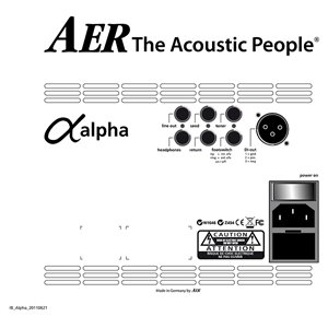 AER ALPHA - wzmacniacz do gitary akustycznej
