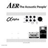 AER ALPHA PLUS seria ALPHA - wzmacniacz akustyczny