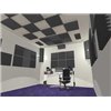 UN AC Mercury-6 Room Kit szary/bordo - zestaw paneli akustycznych