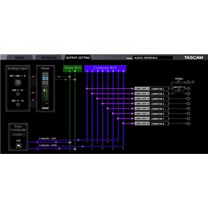 Tascam US 16x08 - interfejs audio USB