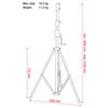 Showtec Wind-Up Lightstand 3100 mm (18,5 kg) - statyw oświetleniowy