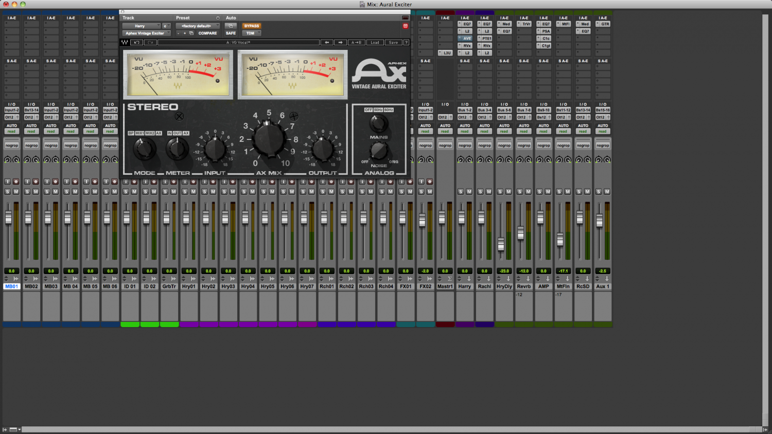 Waves Aphex Vintage Aural Exciter Telegraph