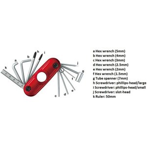 Ibanez MTZ11 - multitool zestaw narzędzi gitarowych