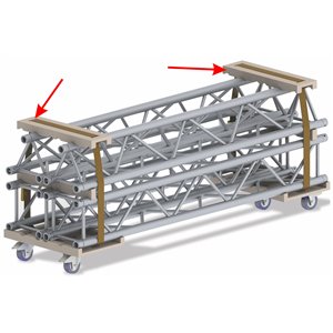 BRITEQ BT-TRUSS 29 TROLLEY TOP - belka zabezpieczająca kratownicę