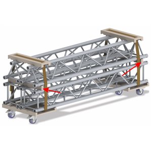 BRITEQ BT-TRUSS 29 TROLLEY STACK - przekładka do kratownicy