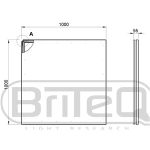 BRITEQ BT-EASYSTAGE-1x1M - mobilna platforma sceniczna