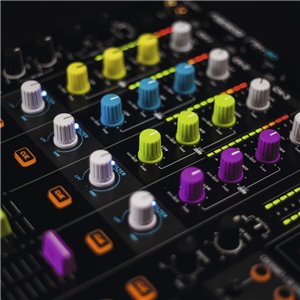 Reloop Knob Cap Set blue - nakładki na pokrętła