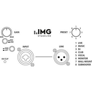 IMG Stage Line DRIVE-12DSP - kolumna aktywna z DSP