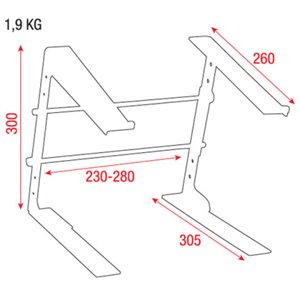 DAP Audio Laptop Stand - statyw na laptopa