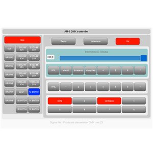 Sigma Net AM-9 - strefowy sterownik DMX