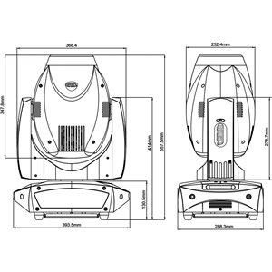 Briteq BTX-HAWK - głowica ruchoma