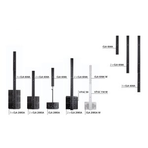 FBT 2x Vertus CLA-604-A / 2x CLA-208S-A - system liniowy