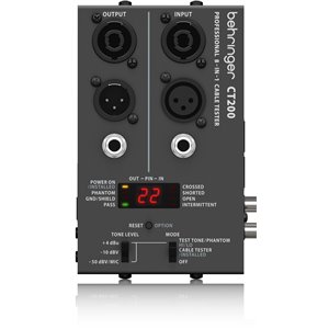 Behringer CT200 - mikroprocesorowy tester kabli