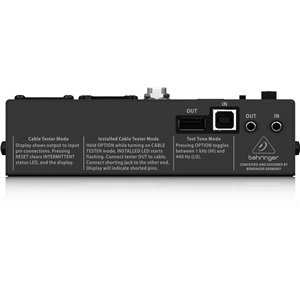Behringer CT200 - mikroprocesorowy tester kabli