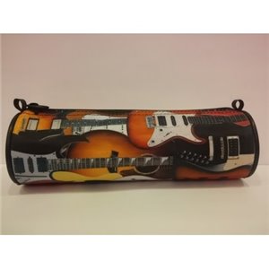 Piórnik z gitarami P02 - Gitara/Gitary - muzyczny piórnik - Zebra Music