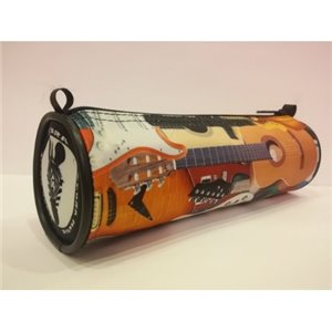 Piórnik z gitarami P02 - Gitara/Gitary - muzyczny piórnik - Zebra Music