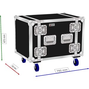 BARCZAK CASES RACK CASE 11U - skrzynia na sprzęt