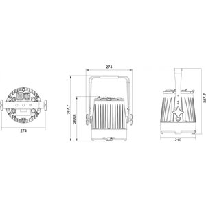 Briteq BT-SMARTZOOM - reflektor LED