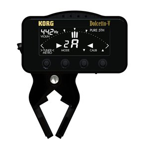 KORG DOLCETTO-V - tuner/metronom do skrzypiec i altówkek