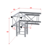 Briteq BT-TRUSS QUAT 22 A012 - element kratownicy