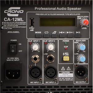 Crono CA-12ML - przenośny system nagłośnieniowy