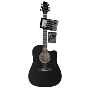 Stagg SW-203 CETU BK - gitara elektro-akustyczna