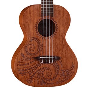 Luna Mahogany Tattoo Tenor - ukulele tenorowe
