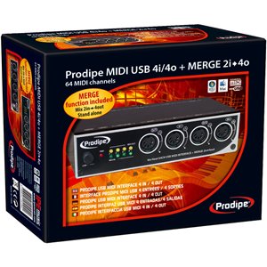 Prodipe Midi 4i4o - interfejs MIDI-USB