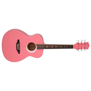 Luna Aurora Borealis 3/4 PNK - gitara akustyczna 3/4