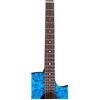 Luna Gypsy Exotic Quilted Ash Trans Blue - gitara akustyczna