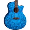 Luna Gypsy Exotic Quilted Ash Trans Blue - gitara akustyczna