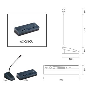 FBT CS 1CU/FBTAC - baza systemu konferencyjnego