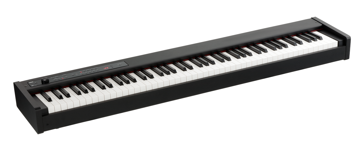 KORG D1 pod kątem KORG D1 - pianino cyfrowe