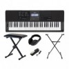 Casio CT-X800 - keyboard + ława + pedał + słuchawki +  statyw