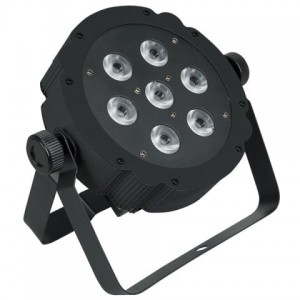 Showtec Compact Par 7 Tri RGB, Black Housing - reflektor PAR