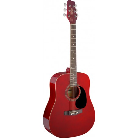 Stagg SA20D RED  - gitara akustyczna