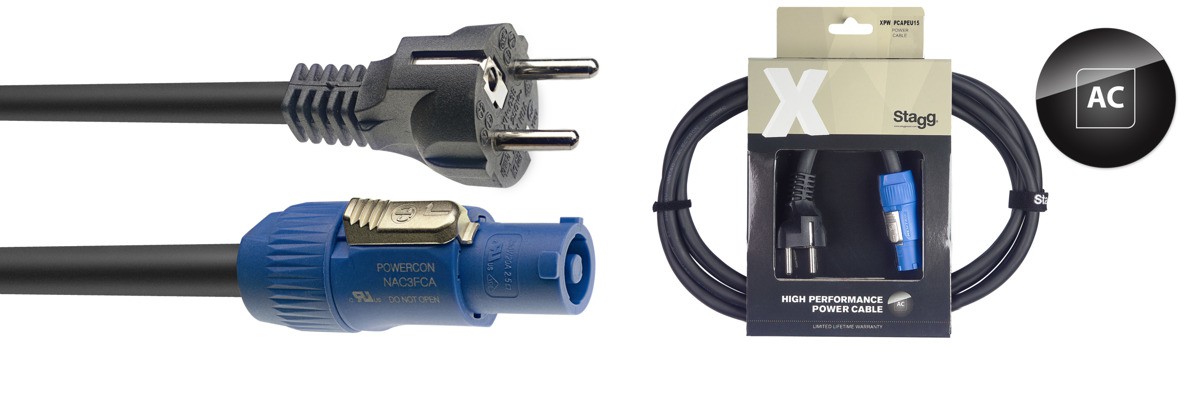 Stagg XPW5PCAPEU15 - kabel zasilający Stagg XPW5PCAPEU15 - kabel zasilający