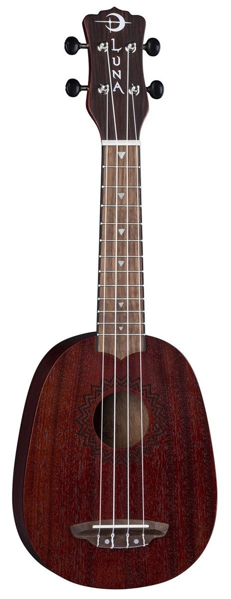 Luna Uke Vintage Mahogany Pineapple RDS - ukulele sopranowe