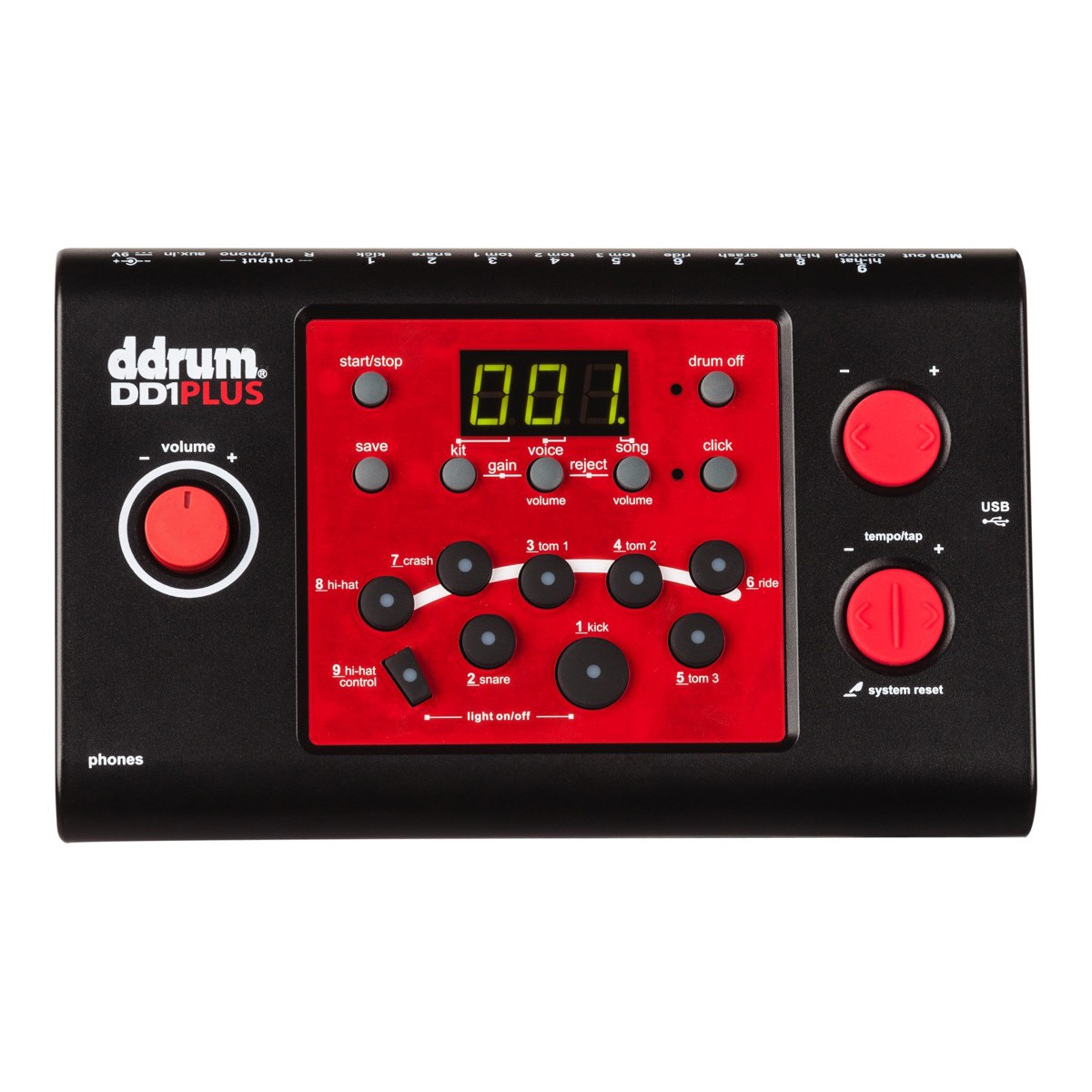 Ddrum DD1M PLUS - moduł perkusyjny Ddrum DD1M PLUS - moduł perkusyjny